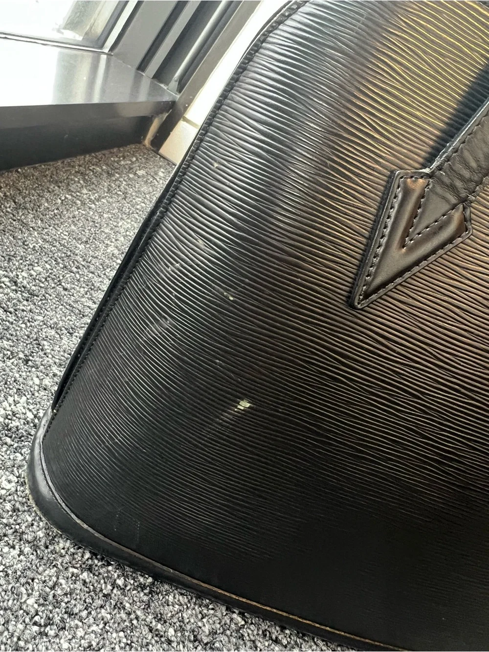 Louis Vuitton Black Epi Lussac Tote
